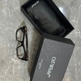 TORTOISESHELL OFF-WHITE EYEGLASSES - HALO10.