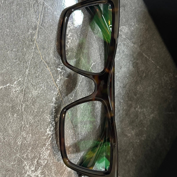 TORTOISESHELL OFF-WHITE EYEGLASSES - HALO10.
