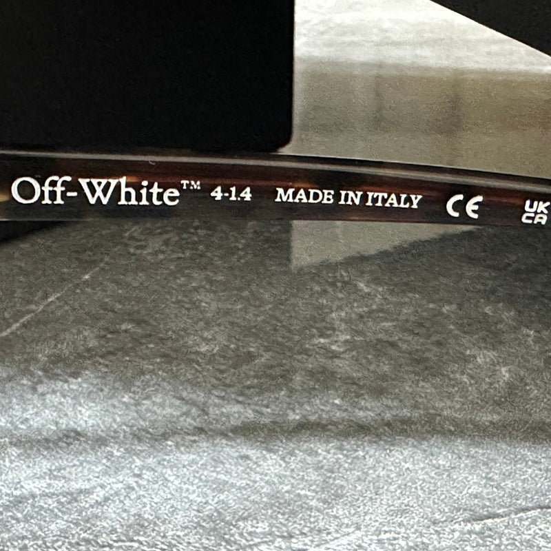 TORTOISESHELL OFF-WHITE EYEGLASSES - HALO10.