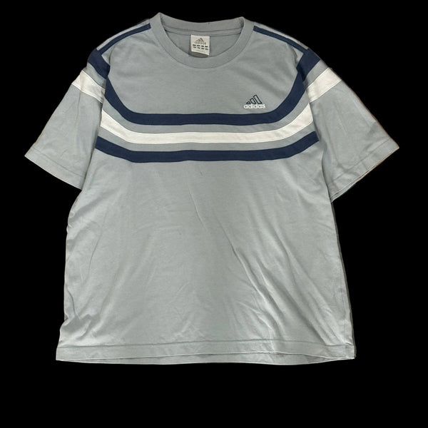 VINTAGE ADIDAS STRIPE TEE - HALO10.