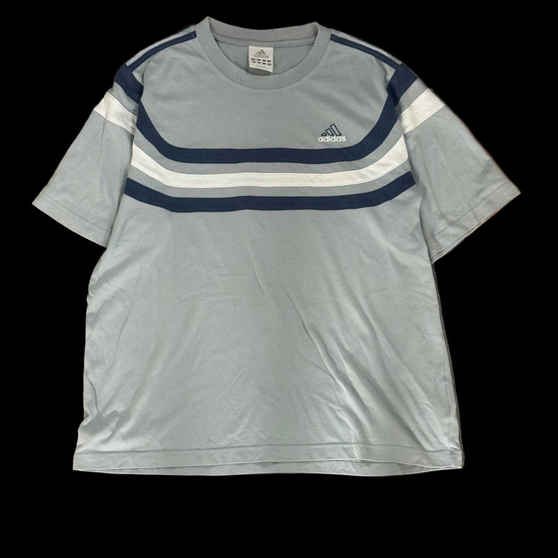 VINTAGE ADIDAS STRIPE TEE - HALO10.