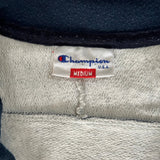 VINTAGE GREY AND NAVY CHAMPION QUARTER ZIP - HALO10.